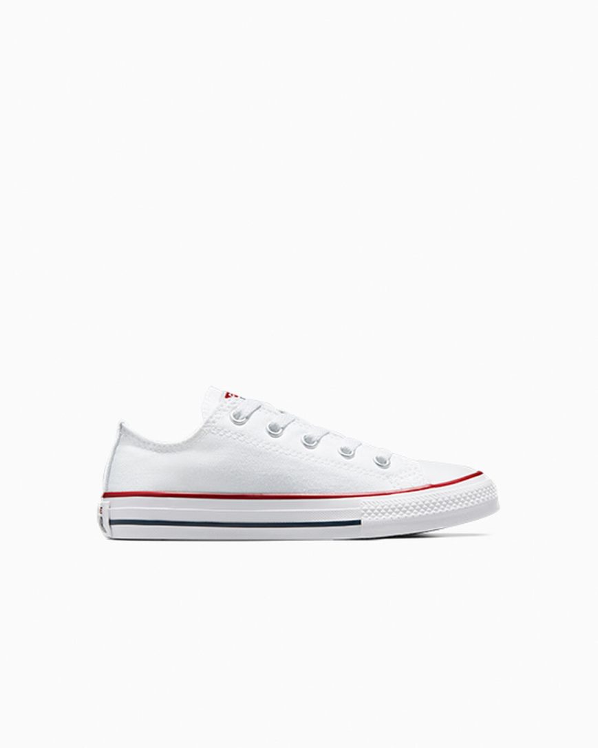 Zapatillas Bajas Converse Chuck Taylor All Star Classic Niño Blancas | PE E287L5